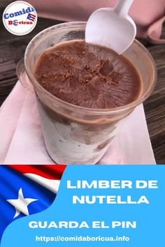 Receta limber de nutella de Puerto Rico tradicional Popsicle Recipes, Smoothie Drinks