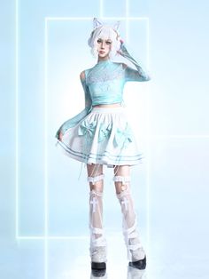 Skirt Details:Flounce Hem SkirtSkirt/Shorts Waistline:Natural Banded Waist  	 		 			Size 			S 			M 			L 		 		 			Waist 			60 			64 			68 		 		 			Full Length 			40 			41 			42 		 		 			Hem Circumference 			230 			234 			238 Cyberpunk Outfit Skirt, Fitted Harajuku Mini Skort, Y2k Futuristic, Pink Harajuku Mini Skort, Harajuku Style Pink Mini Skirt, Pink Harajuku Mini Skirt, Skirt Details, Jacquard Skirt, Pose References