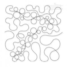 an image of some shapes that are made out of wire and thread on a white background