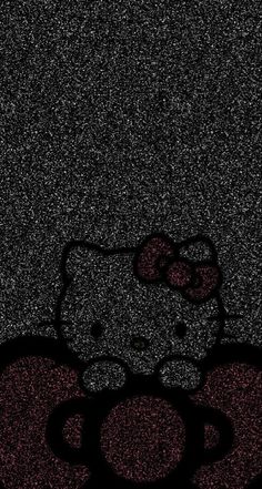 an image of a hello kitty wallpaper with the word hello kitty written in it