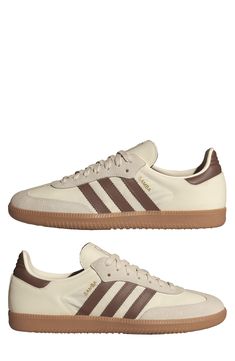 Womans Fall Shoes, Fall Aesthetic Clothing, Classy Shoes Women, Brown Shoes Women, Neutral Color Shoes, Classy Sneakers, Adidas Samba Women, Adidas Campus Shoes, Walking Shoes For Women