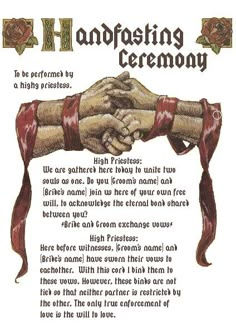 a poster with two hands holding each other's arms and the caption that says, hampsing ceremony