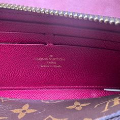 Authentic, Fashionable Used- Like New Louis Vuitton Wallet. Zippers Work Inside And Outside Perfectly. In Great Condition. No Internal/ External Damage. Receipt/ Proof Of Purchase Attached In Pictures. Great Deal! Louis Vuitton Pink, Louis Vuitton Wallet, Louis Vuitton Accessories, Like New, Louis Vuitton, Women Accessories, Wallet, Pink, Women Shopping