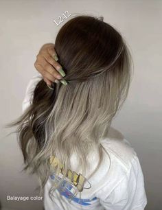 Brown Hair Light Underneath, Ombre Underneath Hair, Light Brown Hair With White Underneath, Under Hair Blonde For Brunettes, Under Light Highlights, Brown Hair With Gray Underneath, Brown And Silver Hair Underneath, Ash Blonde Underneath Brown Hair