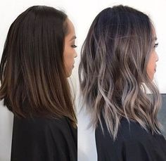 Short Wavy Hairstyles, Brown Ombre Hair, Blond Balayage, Brunette Balayage, Wavy Hairstyles, Short Hair Balayage