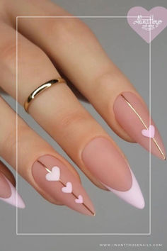 classy valentines nails designs Valentine Day Nails Simple, Birthday Aesthetic Nails, February Almond Nails Ideas, Professional Business Nails Classy, February Birthday Nails Ideas, Valentines Day Nails Acrylic Almond, Valentines Almond Nails, Pink Nails Valentine's Day, Valentines Day Nails Almond