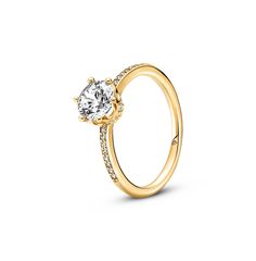 out of stock Promise Ring Pandora Gold, Pandora Rings Crown, Pandora Gold Rings, Promise Rings For Her Gold, Gold Pandora Rings, Pandora Rings Gold, Pandora Promise Rings, Promise Rings Pandora, Pandora Gold