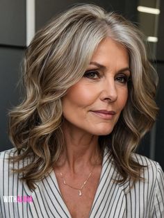 Hair Shag, Bday Hair, Long Hairstyles For Women, Hairstyles For Women Over 60, Wavy Lob, Hair Advice