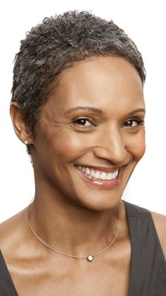 Short Black Haircuts, Hairstyles For Seniors, Hairstyle Gallery, Grey Hair Color