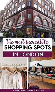 the most incredible shopping spots in london