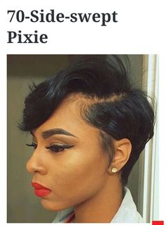 Pixie Hairstyles For Black Women, Short Pixie Hairstyles, Explore Dream Discover, Sassy Hair, Penteado Cabelo Curto, Black Hairstyles, Short Pixie Haircuts, Hairstyles For Black Women