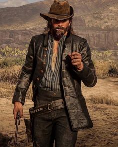 Rdr2 Outfits, Cowboy Character Design, Weird West, Red Dead Online, John Marston, Hunter Outfit