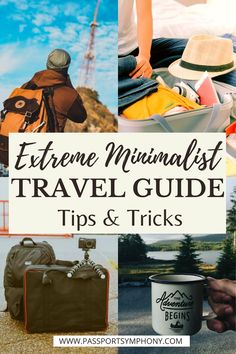 In this post, we’ll teach you everything there is to know about extreme minimalism while traveling. But since there are many misconceptions about this, let’s start from the beginning… Pack A Backpack For Travel, Carry On For A Week, Minimalist Travel Packing, Pack For Vacation, What To Pack For Vacation, Travel Minimalist, Backpack For Travel, Minimalist Packing, Packing Hacks