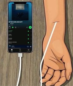 a hand is plugged in to an appliance connected to a cell phone