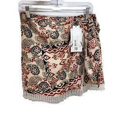 Add A Touch Of Bohemian Style To Your Wardrobe With This Beautiful Zara Mini Skirt In Size S. Featuring A Stunning Paisley Pattern And Colorful Multicolor Design, This Skirt Is Perfect For Summer And Any Occasion, Whether It's A Casual Day Out Or A Party/Cocktail Event. The Skirt Is Made Of Lightweight Viscose Material And Is Machine Washable For Easy Care. It Also Has A Zip Closure And Wrap Style, Adding A Unique Touch To Your Outfit. This Skirt Is A Must-Have For Any Fashion-Forward Woman And Zara Bohemian Skirt, Zara Bohemian Mini Skirt, Zara Bohemian Multicolor Skirt, Summer Beach Skirt With Paisley Print, Zara Mini Skirt, Zara Mini, Cocktail Event, Summer Boho, Zara Skirts