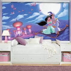 the princess and the frog wall mural