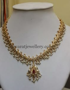 Uncut Diamond Necklace, Pearl Jewelry Design, Gold Wedding Jewelry, Indian Jewellery Design Earrings