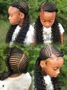 🗣 follow @fentybinder for more ! ❤️ Teenage Hairstyles, Baby Black, Girls Natural Hairstyles, Pelo Afro, African Hair, Two Braids