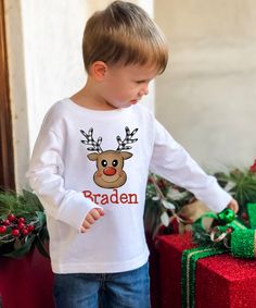 Sizes 6M-5/6 5.5 oz. 100% cotton jersey Youth Sizes are 6 oz. 100% preshrunk cotton We are loving this Personalized Plaid Antler Reindeer Face Graphic T-Shirt! Pair with our Leopard And Plaid Reindeer Face Shirt for cute matching shirts with your little one! Our personalized graphic tees are so cute and make great personalized gifts! They are perfect for birthdays, family vacations, sporting events, holidays, and so much more! Everyone loves an adorable monogrammed tee at a fantastic price! Cute Matching Shirts, Reindeer Face, Face Graphic, Family Vacations, Matching Shirts, Sport Event, Mommy And Me, Antlers, Little One