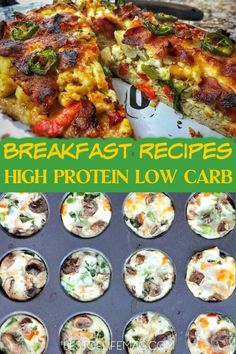 breakfast recipes high protein low carb muffins