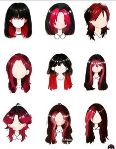 Pretty Hair Cuts, Anime Hair Color, Anime Hair, Hair Reference, Short Hair Styles Easy