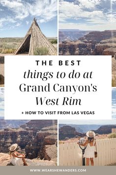 the best things to do at grand canyon's west rim and how to visit from las vegas