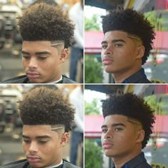 Our site brings you the latest trends in men’s hairstyles and the coolest haircuts by the best barbers worldwide. Dark Guys, Unique Haircuts, Hairstyles Guys, Guys Hairstyles, Guys Haircuts, Hairstyles Male, Black Boys Haircuts, Haircut Design, High Skin Fade