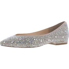 PRICES MAY VARY. Blue by Betsey Johnson Rhinestone embellished ballet flat Pointed toe design Heel measures approximately .5" Synthetic sole Sparkle Flats, Blue By Betsey Johnson, Betsey Johnson Shoes, Boot Jewelry, Baby Sneakers, Pointed Toe Flats, Free Spirited, Ballet Flat, Toe Designs