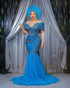 Asoebi Lace Styles Classy, Prom Dresses African, Wavy Hair With Braid, Nigerian Wedding Dresses Traditional, Asoebi Lace Styles, Gown Ankara, Nigerian Wedding Dresses, Wedding Dresses Traditional, Asoebi Lace