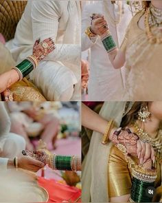 the bride and groom are getting ready to put their hands on each other's fingers