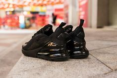 270 Air Max Shoes, Nike Air Max 270 Men, Nike Air 270, Air Max Black, Nike Air Max Black, Men Nike Shoes, Black Samurai, Air 270