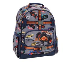 Mackenzie Hot Wheels™ Monster Trucks Backpacks Pencil Cases, Monster Truck