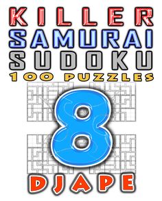 the poster for killer samurai sudoku's 8, 000 puzzles