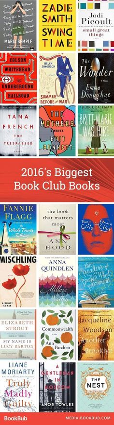 the book club's top ten books for 2013 are in red, white and blue