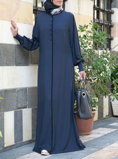 Thuwayba Abaya - Winter Collection - Women Hijab Gown