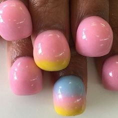 Hump Nails, Bubble Nails, Crazy Nail Art, Nagellack Trends, Crazy Nails, Blue Nail, Oval Nails, Birthday Nails