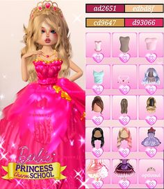 [TUTORIAL] Barbie Princess Charm School Dress to Impress Outfit Dti Roblox