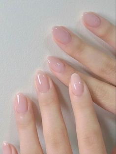 Cute, pink, kawaii, nails, nails idea, coquette, pink nails, smooth hand, cute nail, cute nail ideas, nail shade,coquette nails, cute style, improve look ,hand Milky Nails, Hello Nails, Nude Nail Designs, Subtle Nails, Pink Gel, Minimal Nails, Blush Nails, Pretty Gel Nails, Nail Idea