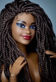 One of the georgeoust dolls of 2024! Famous Blondes, Steffi Love, Barbie Face, Barbie Signature, 65th Anniversary, Face Mold, Black Dolls, Black Barbie, Integrity Toys