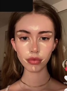 concealer placement !! Makeup Looks Concealer, Concealer Where To Apply, Where Should I Put Concealer, Highlight Placement Makeup, Where To Conceal Your Face, Round Face Concealer, Light Concealer Makeup, Easy Concealer Makeup, Concealer Placement To Lift Face