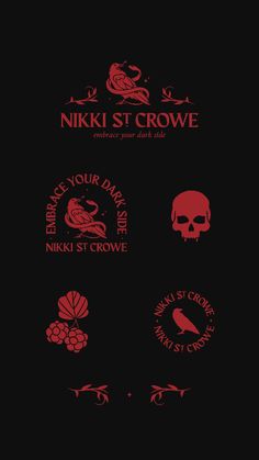 the logo for nikki st crowe, which is also available on their website