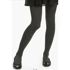 New With Tags, Never Been Worn Frenchi From Nordstrom Charcoal Gray Ribbed Tights. Size M/L. Features: Rayon/Polyester/Nylon/Spandex Blend Fits 5’4-5’11 120-160lbs Hand Wash Thigh High Ribbed Legwear For Fall, Gray Fitted Casual Legwear, Casual Fitted Ribbed Legwear, Fitted Ribbed Tights For Winter, Gray Stretch Legwear For Fall, Stretch Gray Legwear For Fall, Casual Over-the-knee Winter Tights, Winter Fitted Ribbed Tights, Stretch Gray Hosiery For Winter