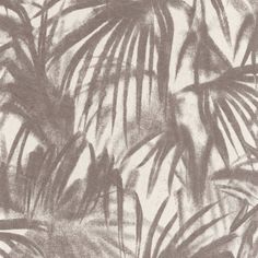 a drawing of palm trees in brown and white