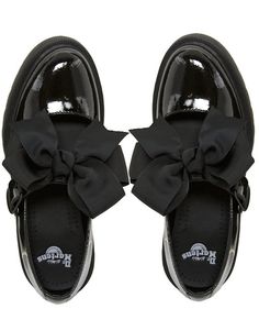 Discover Fashion Online Dr Martens Mary Janes, Mary Jane Shoes Flat, Ankle Strap Flats, Wide Width Shoes, Ankle Strap Shoes, Bow Flats, Bow Shoes, Wide Shoes, Jane Shoes