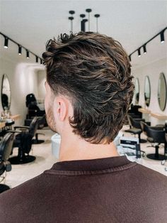 40 Burst Fade Mullet Hairstyles That Redefine Cool - WiseBarber.com Mens Haircut Ideas, Burst Fade Mullet, Wavy Mullet, Mens Mullet, Modern Mullet Haircut, Fade Mullet, Mullet Haircuts, Mullet Hairstyles, Mullet Fade