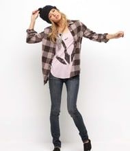 Ashley Perich pictures and photos Women's Plaid Shirt