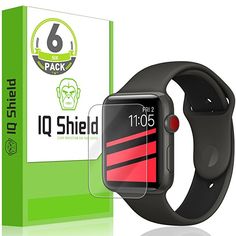 Apple Watch Screen Protector (42mm)(Apple Watch Nike+, Series 3/2/1 Compatible)(6-Pack), IQ Shield LiQuidSkin Full Coverage Screen Protector [HD Clear Anti-Bubble Film]. - apple watch screen protector glasses  - apple watch screen protector products  - apple watch screen protector stainless steel  - apple watch screen protector band  - apple watch screen protector film  - apple watch screen protector full body  - apple watch screen protector sports  - apple watch screen protector tech Apple Watch Screen, Apple Watch Nike, Apple Watch 3, Best Apple Watch, Cell Phone Service, Apple Watch 1, Apple Watch 42mm, Cell Phone Wallet, Iwatch Apple