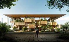 COMMUNITY IN THE FOREST
by Ng Tze Way Tunku Abdul Rahman, Box Architecture, Timber Architecture, Nippon Paint, Eco Architecture, Conceptual Architecture, Architecture Concept Diagram, Architectural Floor Plans, Architecture Building Design