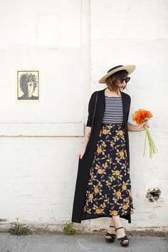 Keiko Lynn, Rok Outfit, Long Outfit, Long Skirt Outfits, Quoi Porter, Maxi Outfits, Maxi Cardigan, Cardigan Style, Trendy Skirts