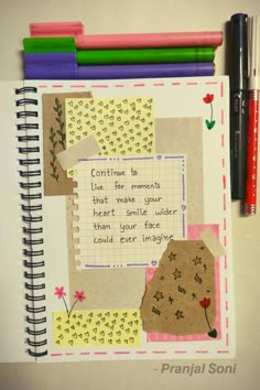 scrapbooking ideas Dairy Pages Ideas, Journalising Aesthetic, Dairy Journal Ideas Aesthetic, Scrapbook Making Ideas, Hand Lettered Quotes Doodles, Easy Paper Folding, Make A Scrapbook, Scrapbook Making, Doodle Quotes